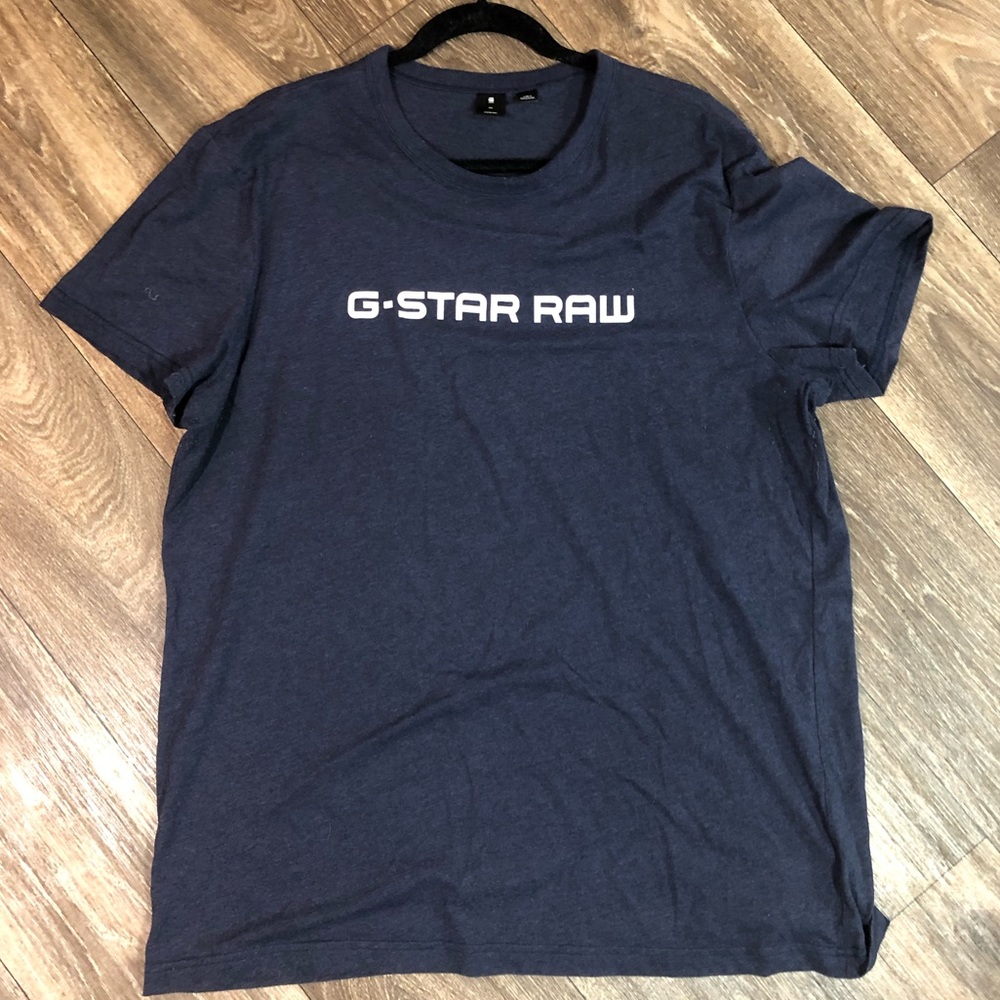 G Star Raw Mens Navy T- Shirt size XXL